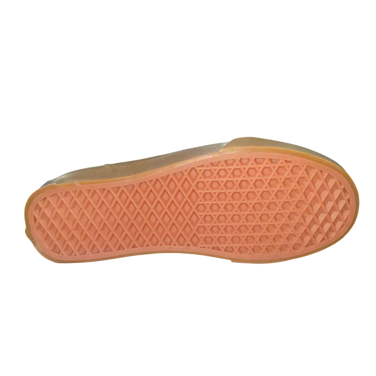 Dettaglio della suola waffle in gomma delle Vans Knu Skool uomo, modello VN0009QCB9M1