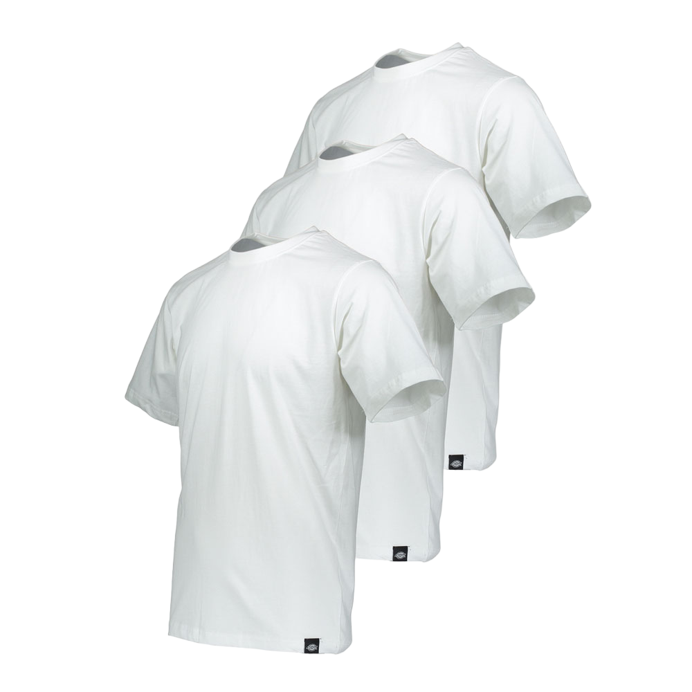 Dickies 3 Magliette maniche corte da uomo DK621091WHX1 bianco sportiamo 1
