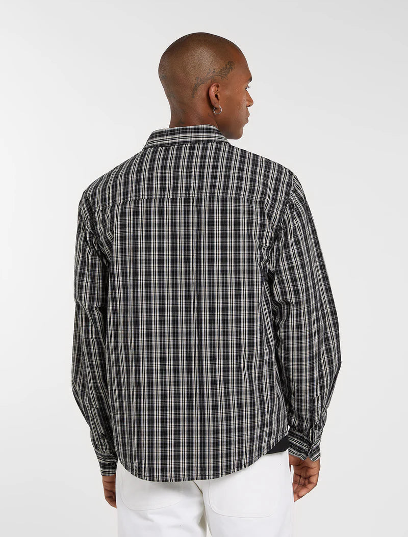 Dickies Camicia a maniche lunghe Wellsville dk0a885cblk1 Nero