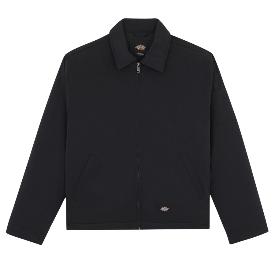 Dickies DK0A87O6BLK Piumino Eisenhower Nero Uomo - Piumino Imbottito Caldo e Casual - fronte