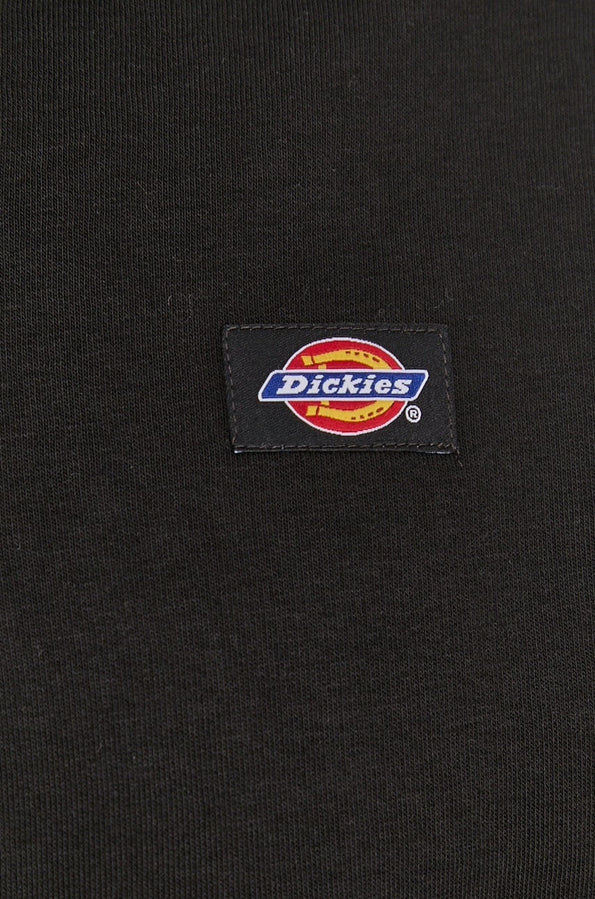 Dickies Felpa mezza zip da uomo Oakport Quartert DK0A4XD4BLK nero - logo