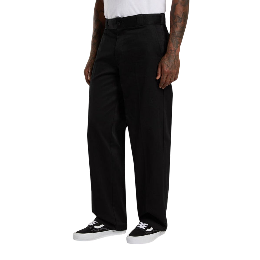 Dickies Pantalone Work Regular 247 Nero Uomo - Vista 3/4