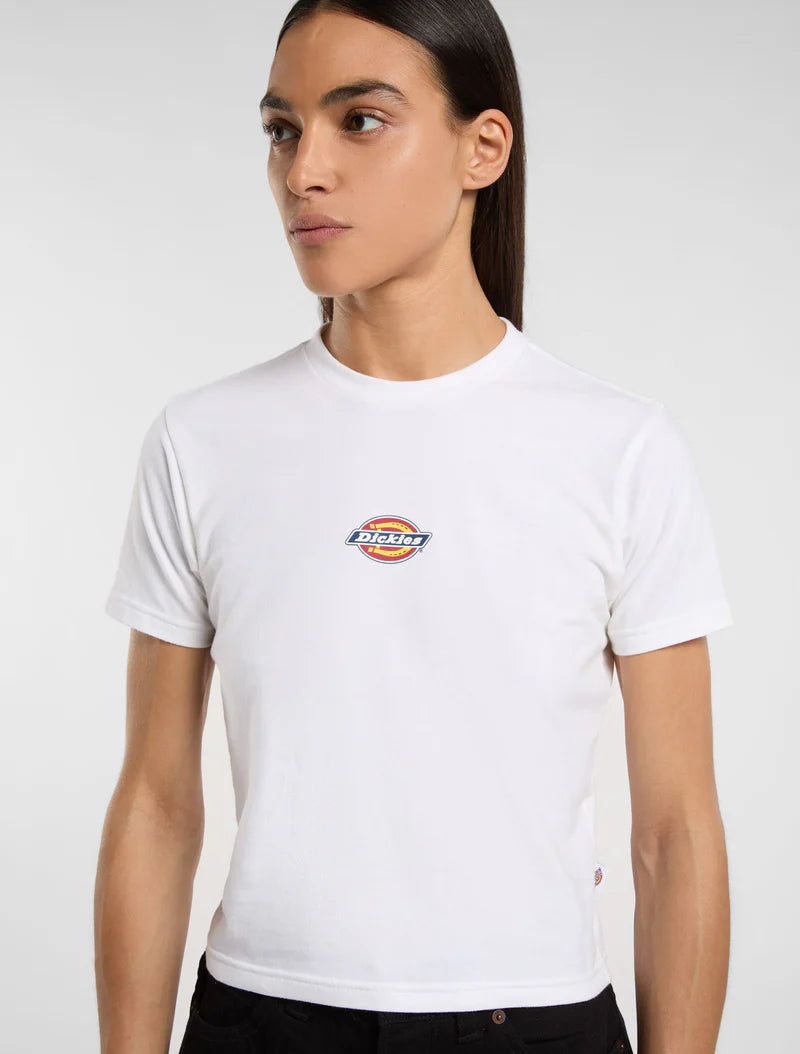 Dickies T-shirt Maple Valley DK0A4ZAO0WH1 Bianco Donna Regular