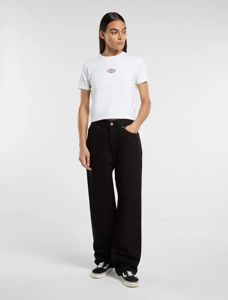 Dickies T-shirt Maple Valley DK0A4ZAO0WH1 Bianco Donna Regular