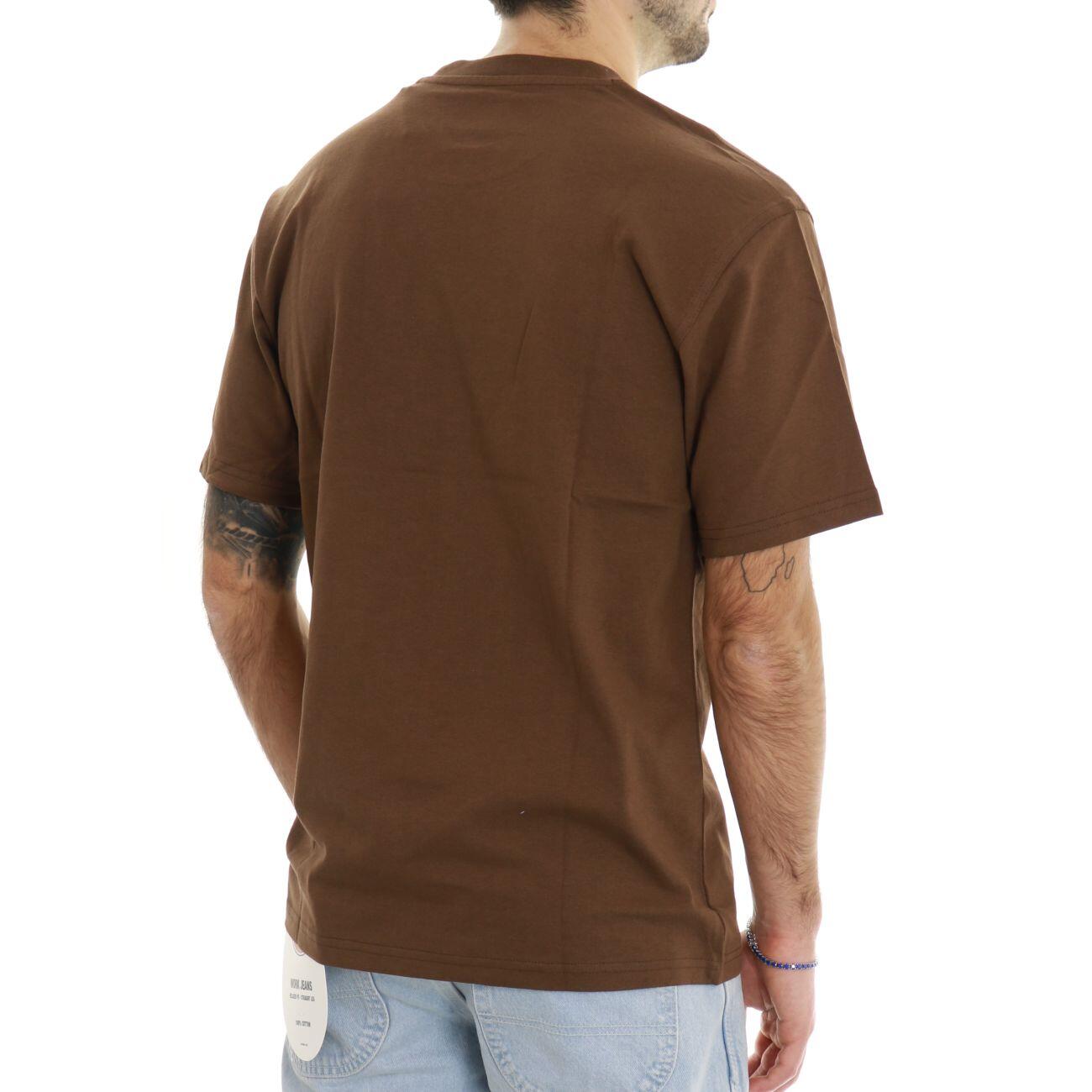 Dickies T-shirt di peso medio Loretto DK0A89EN0TB1 Marrone