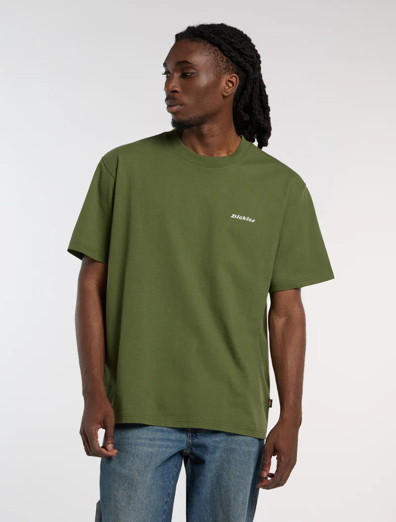 Dickies T-shirt di peso medio Loretto dk0a89enk721 Verde