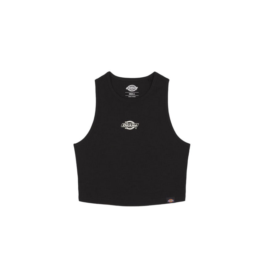 Dickies canotta da donna in cotone elasticizzato Powers DK0A4Y8DBLK1 nero sportiamo 4