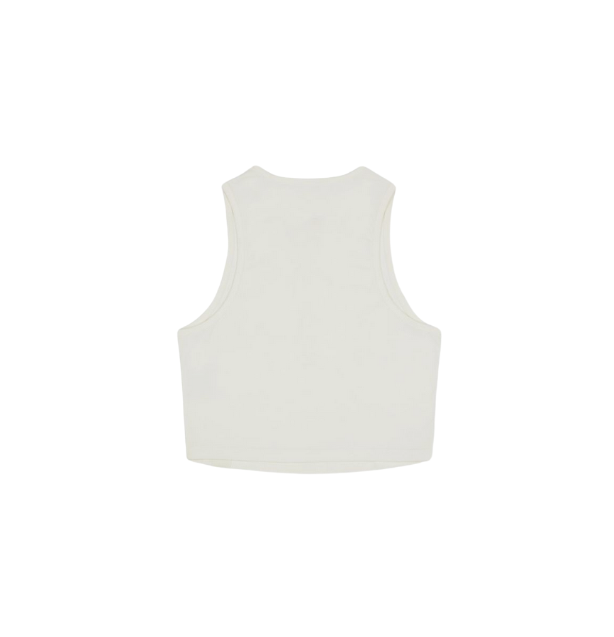 Dickies canotta da donna in cotone elasticizzato Powers DK0A4Y8DWHX1 bianco sportiamo 3