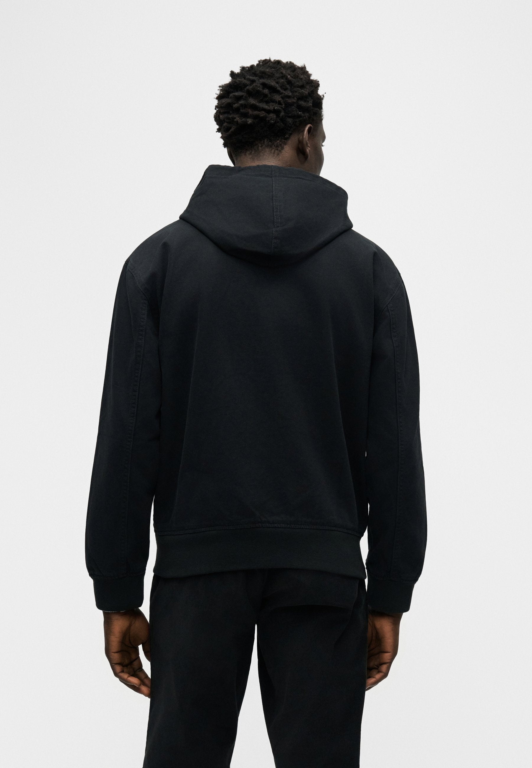 Dickies giubbino bomber in canvas da uomo con cappuccio Unlined DK0A88JZBLK1 nero