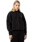 Dickies felpa con cappuccio da donna corta con cerniera intera Oakport DK0A4Y1ZBLK nero