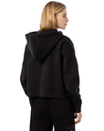 Dickies felpa con cappuccio da donna corta con cerniera intera Oakport DK0A4Y1ZBLK nero