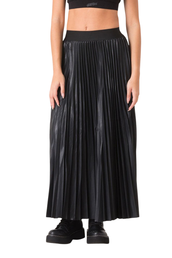 Dimensione Danza Gonna Lunga Plissettata 39D209A26_2000 Eco Pelle