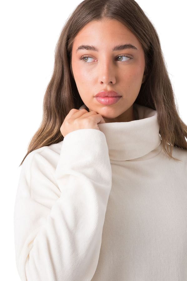 Dimensione Danza Lupetto Velluto a Coste Donna 39D270E86_1100 Bianco – Stile e Comfort