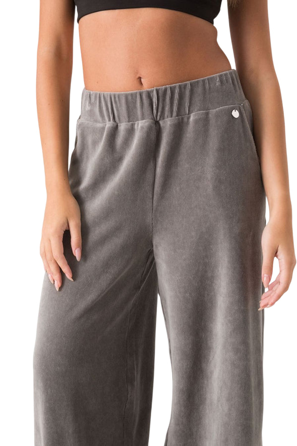 Dimensione Danza Pantalone Velluto a Coste Donna 39D274E86-9J00 Salvia – Comfort e Stile Casual - dettaglio 