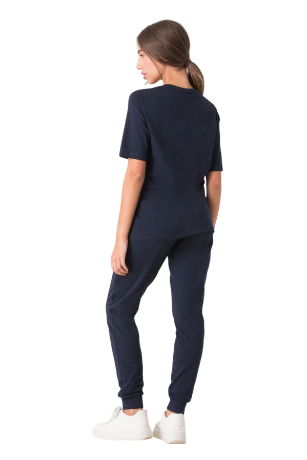 Dimensione Danza T-shirt Basic Jersey Stretch Donna 39D102J42_4000 Blu - retro 