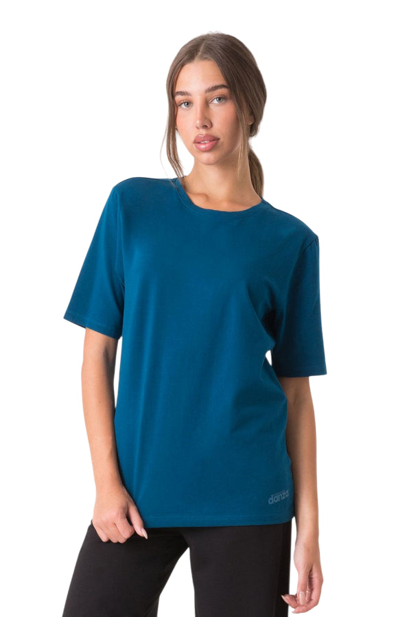 Dimensione Danza T-shirt Basic Jersey Stretch Donna 39D102J42_NE00 Petrolio
