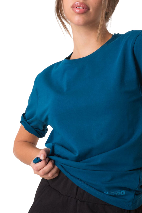 Dimensione Danza T-shirt Basic Jersey Stretch Donna 39D102J42_NE00 Petrolio - dettaglio 