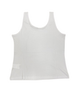 Dimensione Danza canotta sportiva da donna in cotone jersey elasticizzato 38d144j42 1000 bianco