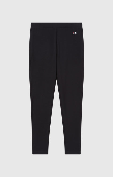 Champion pantalone sportivo Leggings Elasticizzato Interno Felpato Icons 117567-KK001 nero