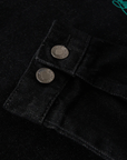 Dolly Noire giacca sfoderata in denim con stampa Mythos jk726-jr-01 nero