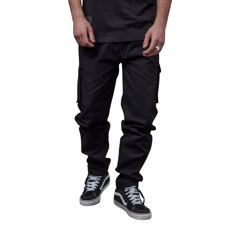 Dolly Noire pantalone Easy Cargo in cotone Ripstop pa901-qn-01 nero