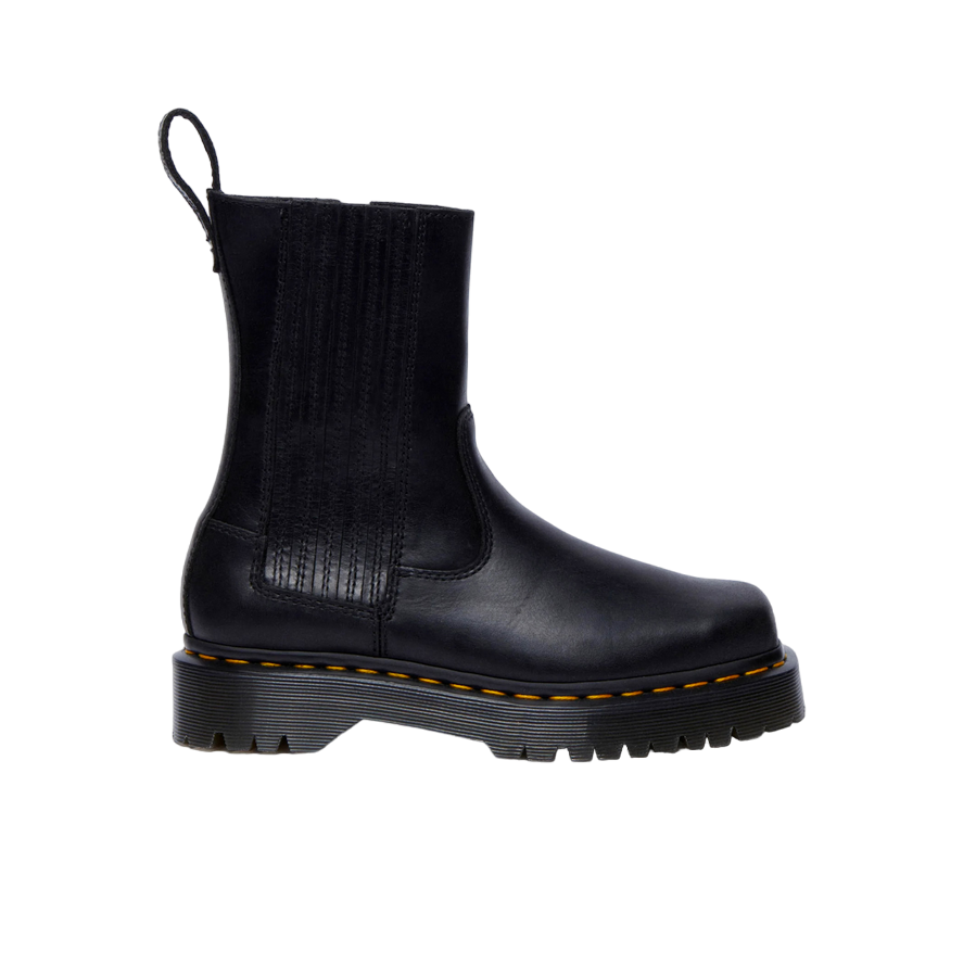 Dr. Martens stivale cavallerizzo in pelle Amaayah Lo 3195001 nero