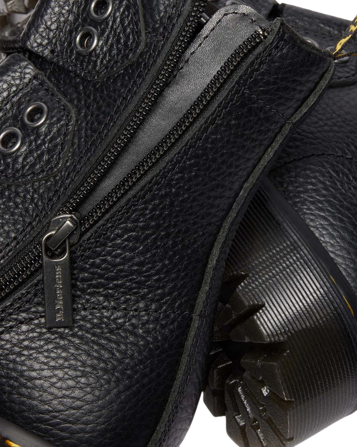 Dr. Martens – Anfibio 1460 Bex LTT 41750001 Nero | Platform Punk, Pelle Liscia, Comfort Urban Unisex - cerniera