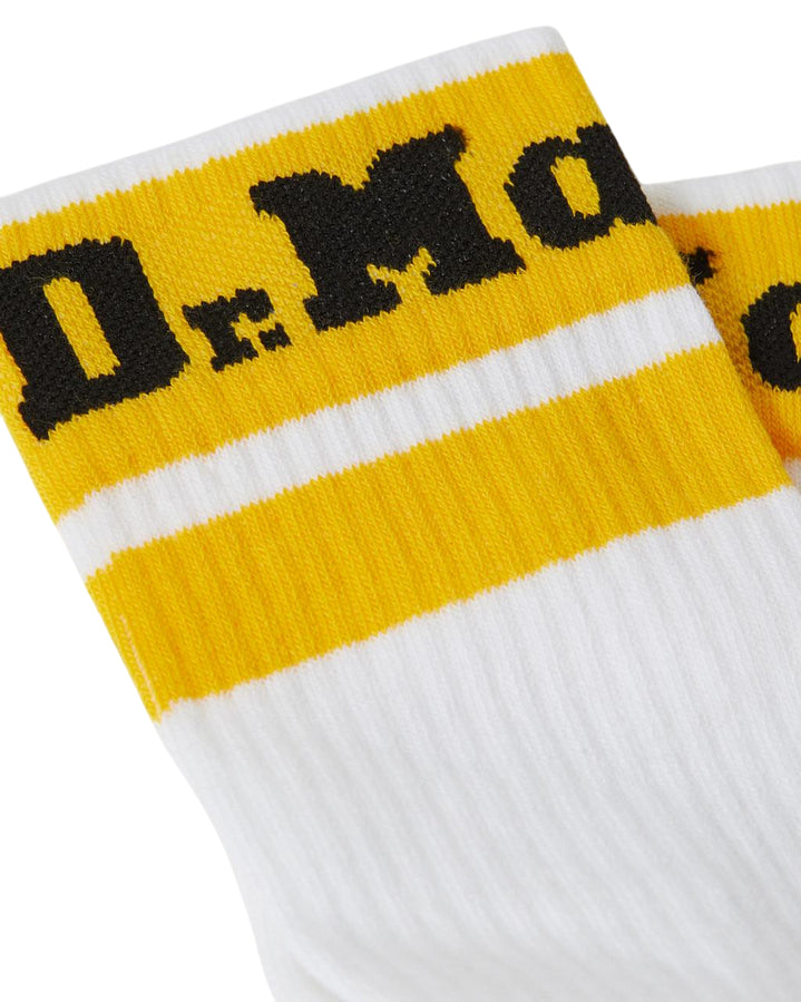 Dr. Martens Calzino Athletic Logo AC681103 Bianco – Comfort Iconico - logo