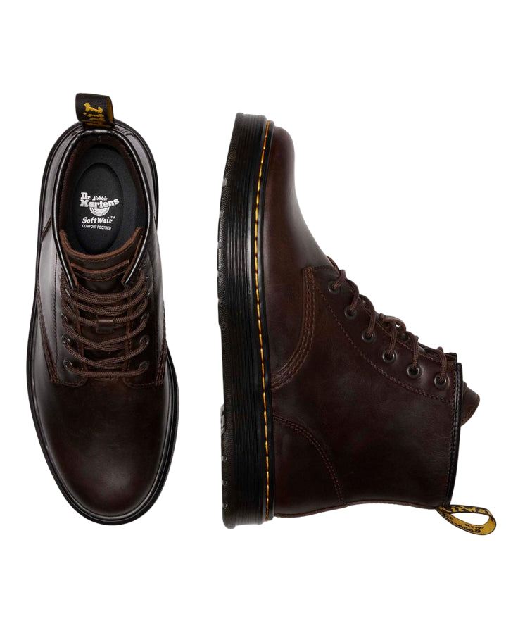 Dr. Martens – Stivaletto Brookline Chukka 41681200 Marrone Scuro | Chukka Urban Heritage, Pelle Premium, Comfort Everyday - alto