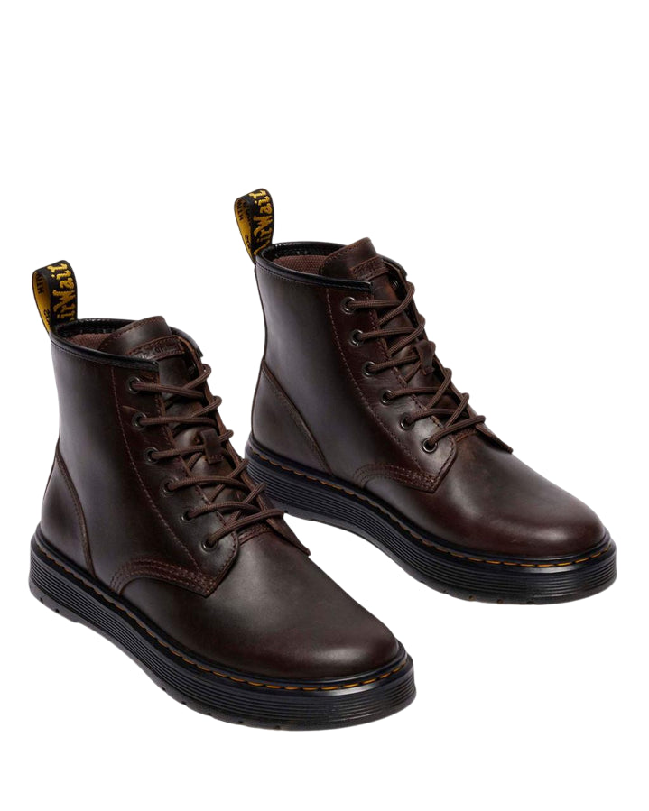 Dr. Martens – Stivaletto Brookline Chukka 41681200 Marrone Scuro | Chukka Urban Heritage, Pelle Premium, Comfort Everyday - front