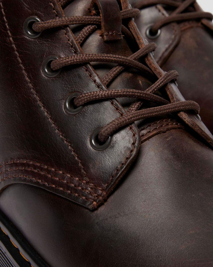 Dr. Martens – Stivaletto Brookline Chukka 41681200 Marrone Scuro | Chukka Urban Heritage, Pelle Premium, Comfort Everyday - lacci