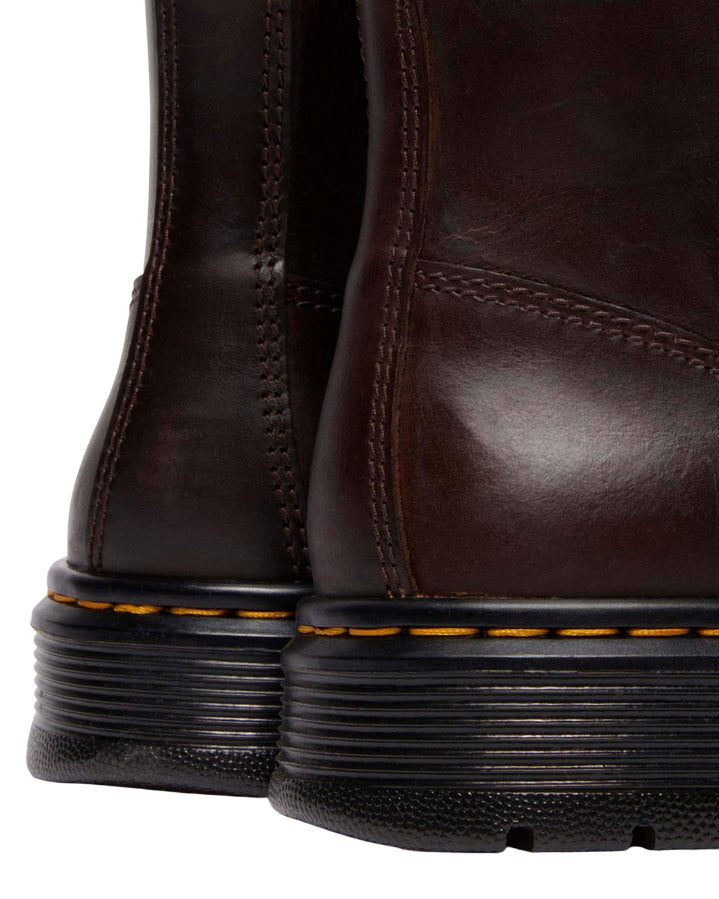 Dr. Martens – Stivaletto Brookline Chukka 41681200 Marrone Scuro | Chukka Urban Heritage, Pelle Premium, Comfort Everyday - tacco