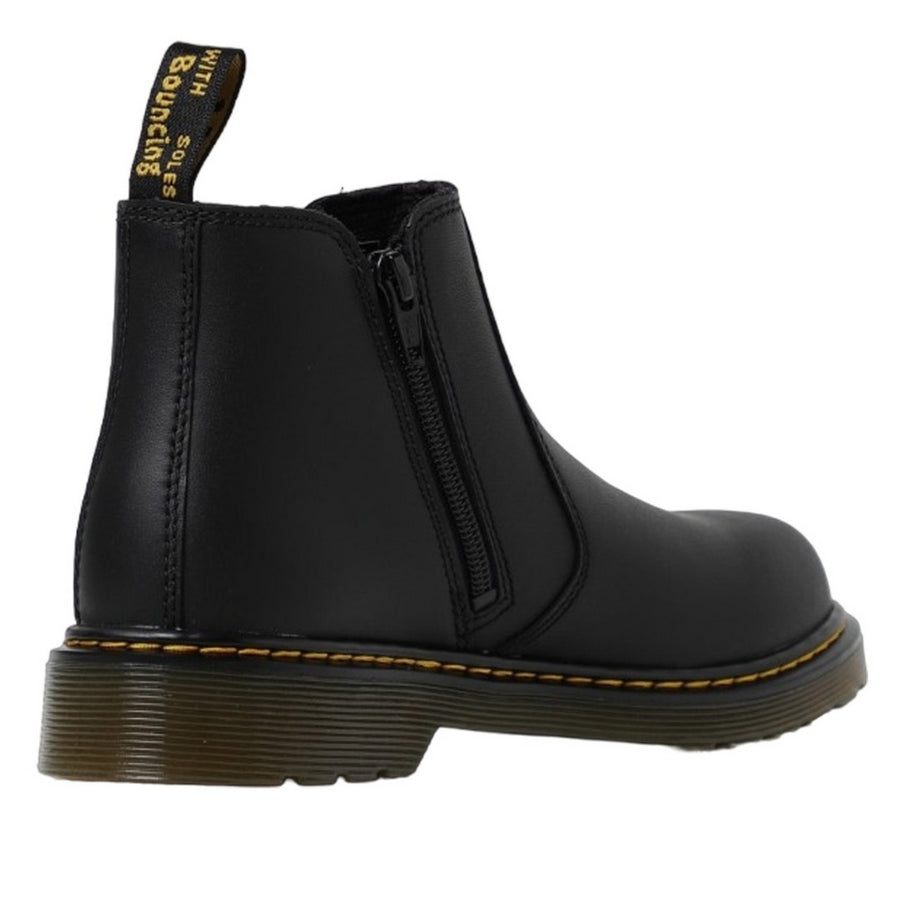 Dr. Martens – Stivaletto Junior Chelsea 2976 Y con Cerniera Laterale 21992001 Nero | Pelle Softy, Slip-on Kids, Comfort Sicuro - retro