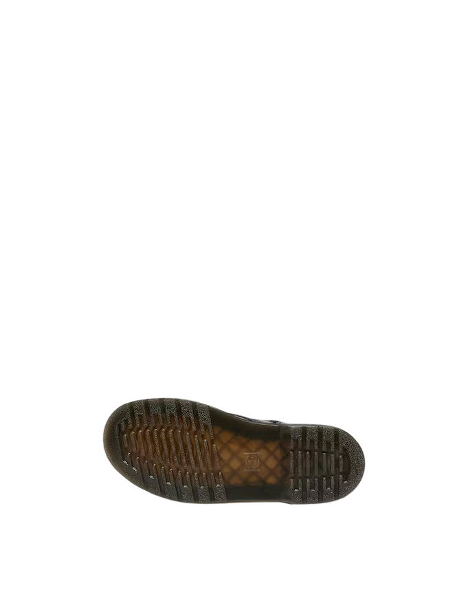 Dr. Martens – Stivali Junior 1460 Glitter 41436001 Nero & Argento | Design Brillante, Pelle Glitterata Kids, Comfort Protezione - suola
