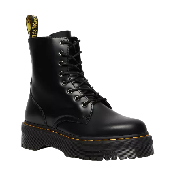 Dr. Martens anfibio alto con zeppa Jadon HI Stivali Platform in pelle 15265001 nero