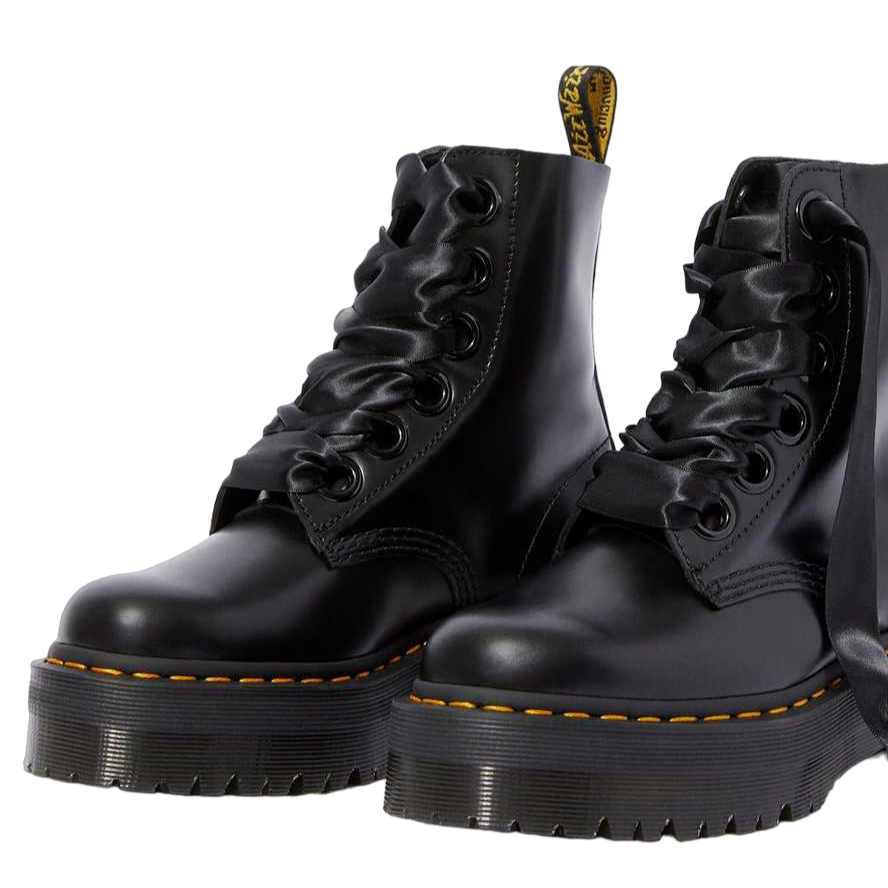 Dr. Martens anfibio con zeppa da donna 6 fori Molly 24861001 Buttero  coppia