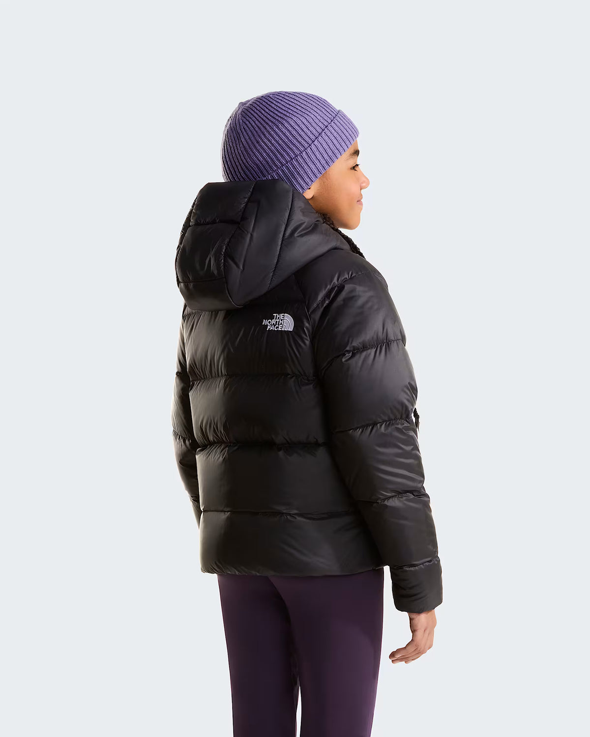 The North Face piumino da ragazza con cappuccio Hydrenalite NF0A8H3WJK3 nero
