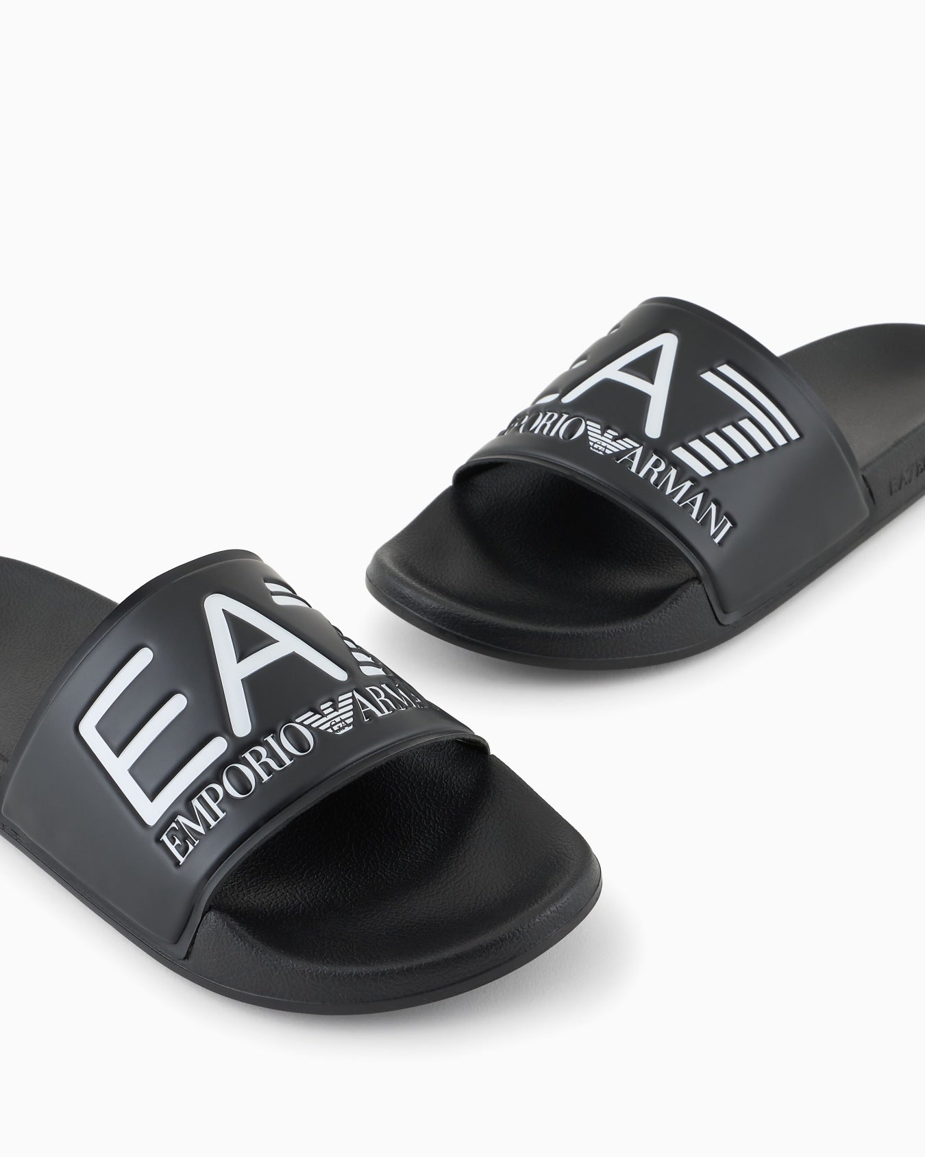 EA7 Emporio Armani Slides Maxi Logo Unisex Nere - 7X000108 AF15118 UC001