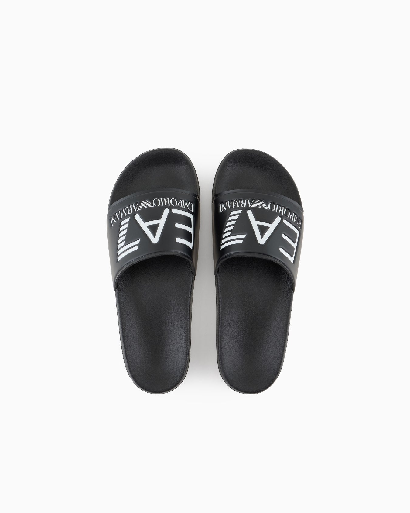 EA7 Emporio Armani Slides Maxi Logo Unisex Nere - 7X000108 AF15118 UC001