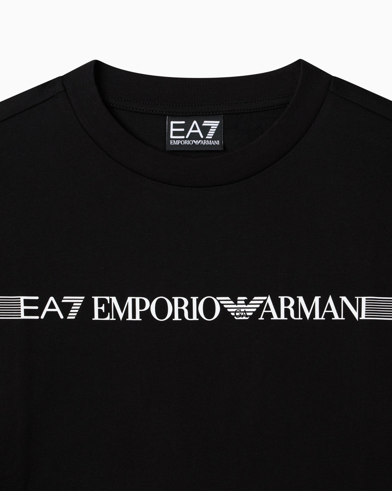 EA7 Emporio Armani T-shirt Logo Series Junior Nera - 7B000262 AF12874 UC001