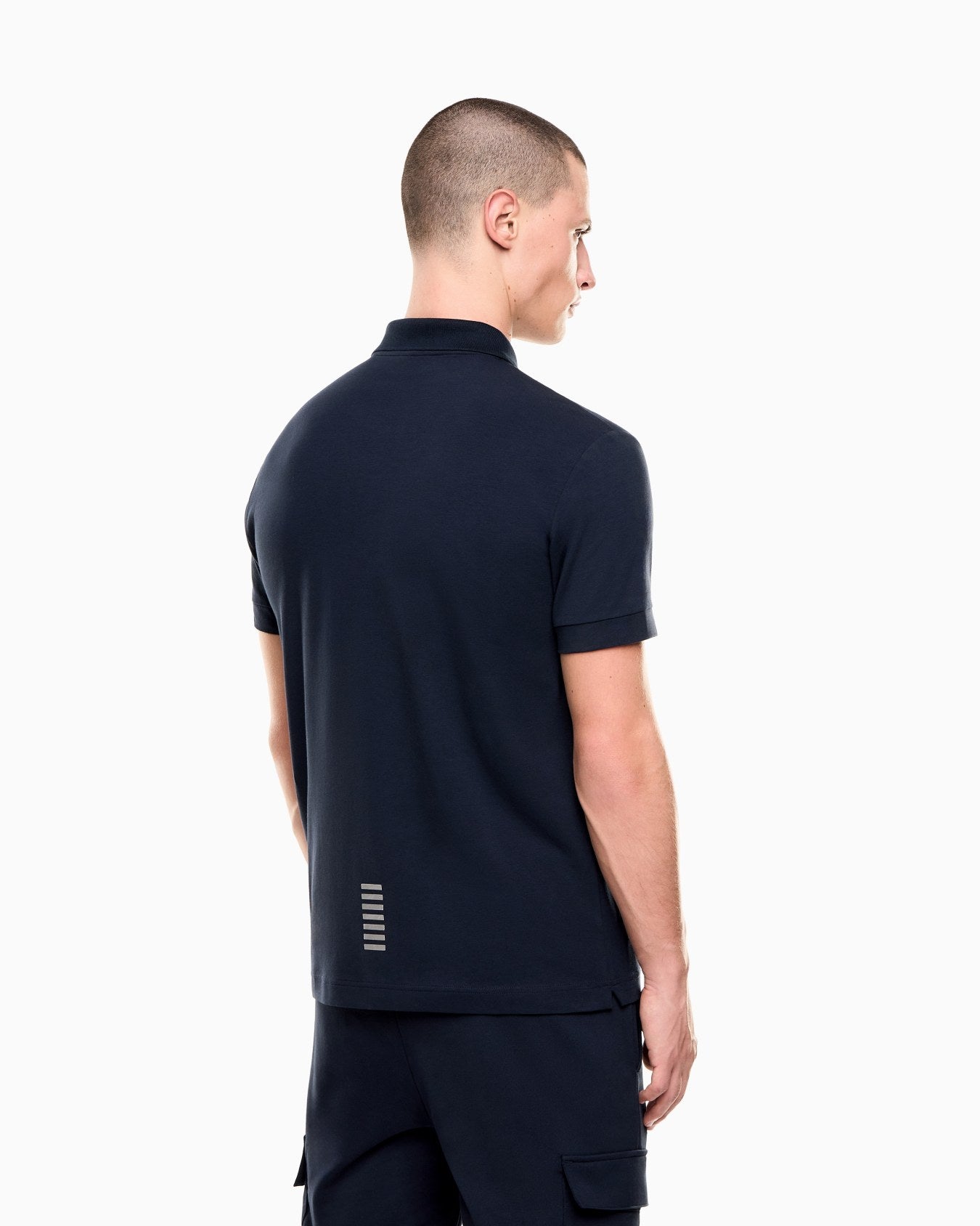 EA7 Emporio Armani polo manica corta da uomo Train Core Identity 8NPF14 PJVQZ 1562 blu