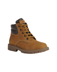 Geox stivaletto boscaiolo da bambino Shaylax in pelle nabuk J16FAB 032BC C0930 r giallo-marrone