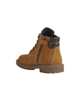 Geox stivaletto boscaiolo da bambino Shaylax in pelle nabuk J16FAB 032BC C0930 r giallo-marrone