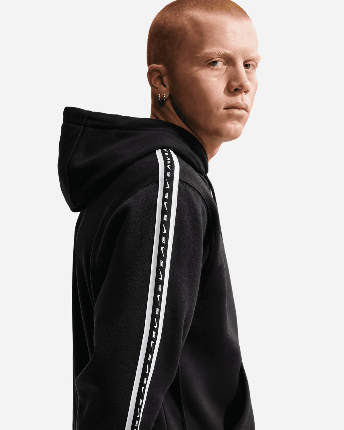 Nike felpa da uomo con cappuccio IX9497-010 nera