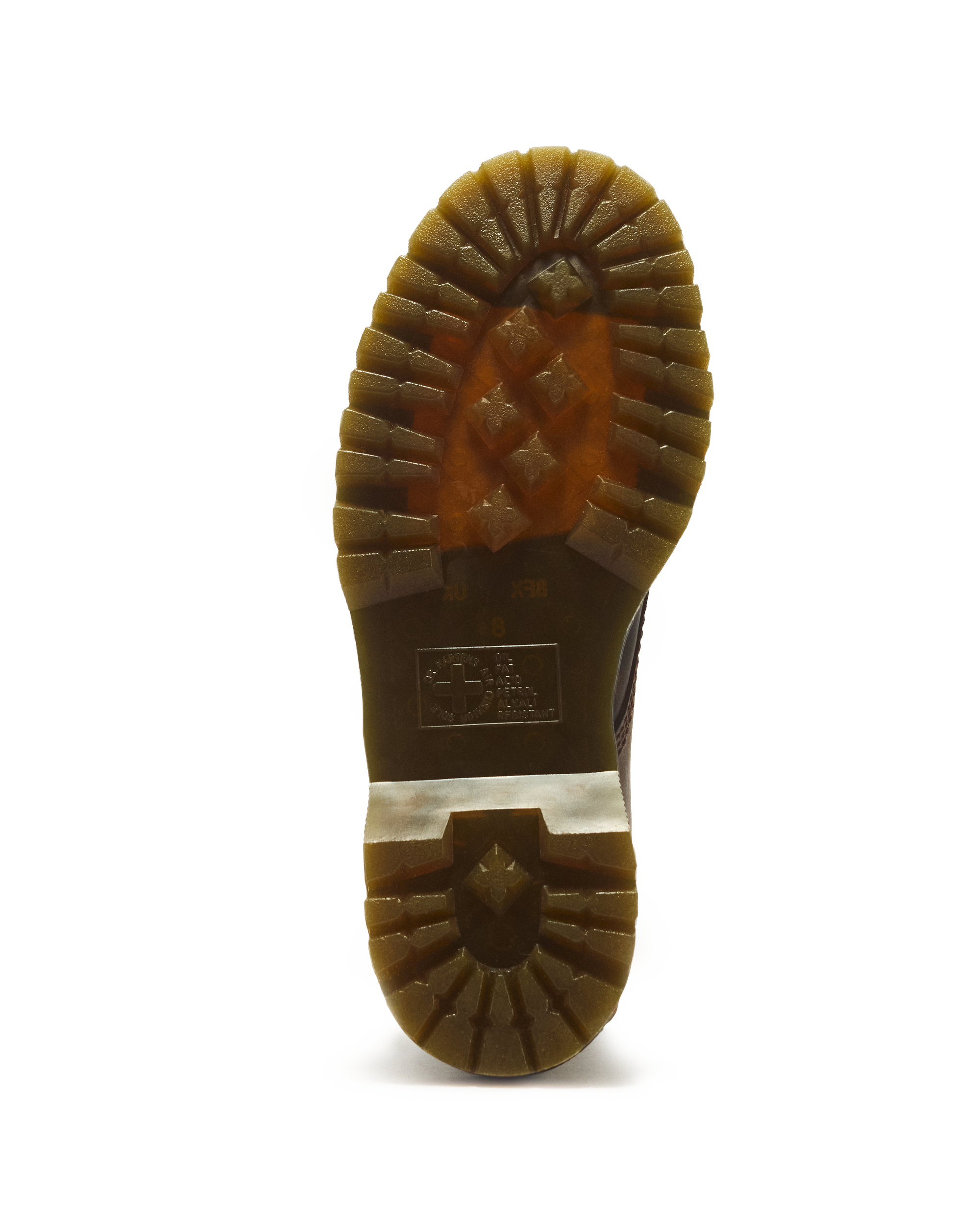 Dr. Martens Sinclair 40910200 Donna Marrone - Stivale Platform Pelle Crazy Horse Zip