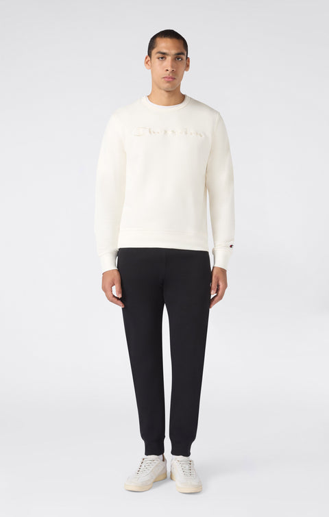 Champion pantalone sportivo da uomo con polsino 220300-KK001 nero