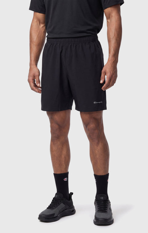 Champion pantaloncino sportivo uomo 7” in Tessuto Stretch 222774-KK001 nero