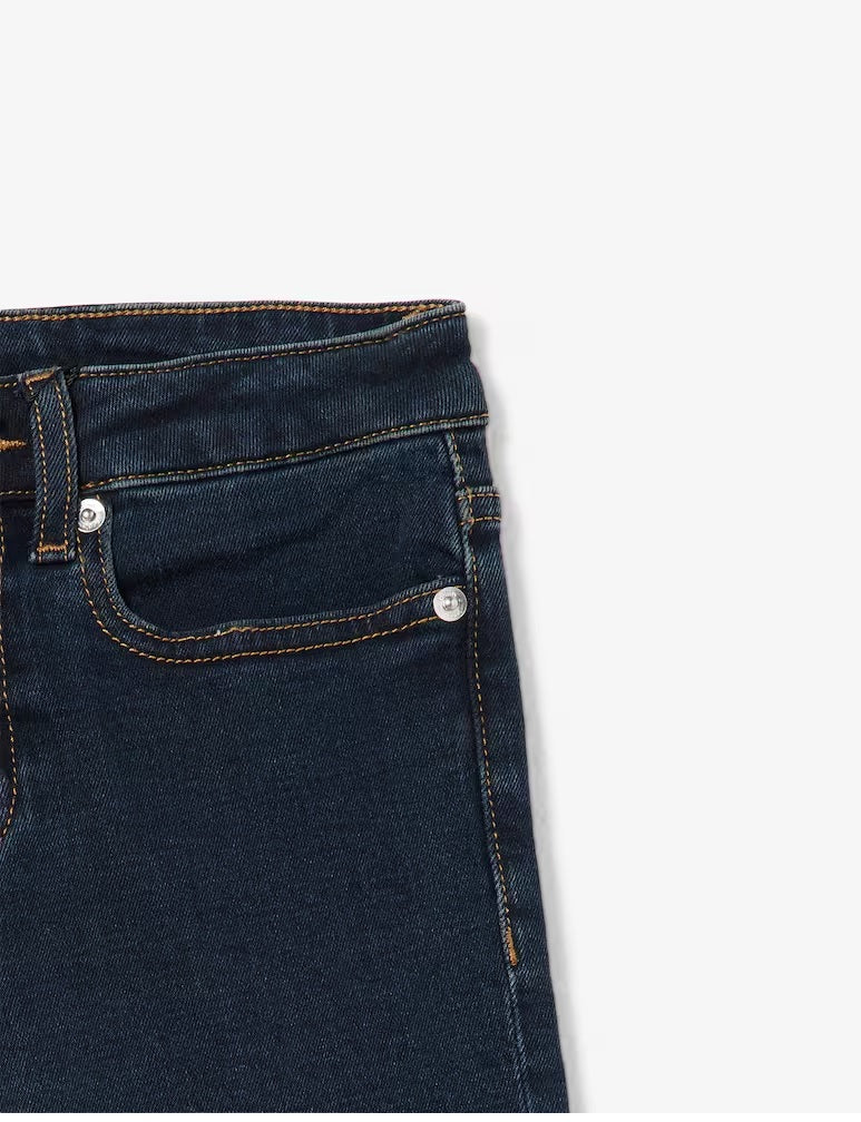 Calvin Klein pantalone jeans ragazza Flare Ess LVCKSJC03G 1BK blu