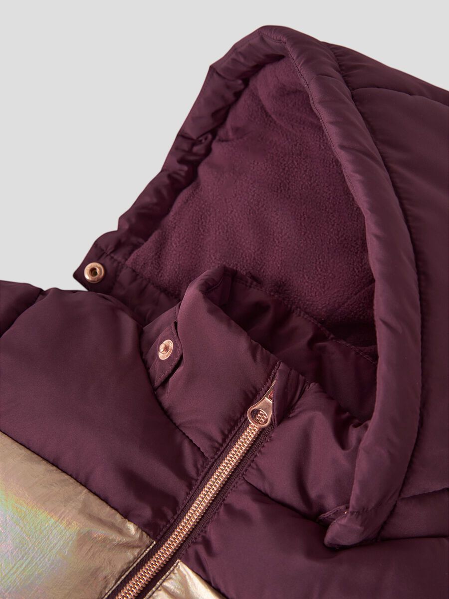 name it giacca imbottita bimba con cappuccio 13243660 fico