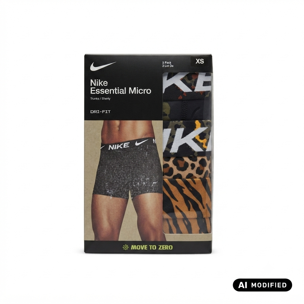 Nike Confezione 3 paia boxer in microfibra da uomo KE1156-EWT nero